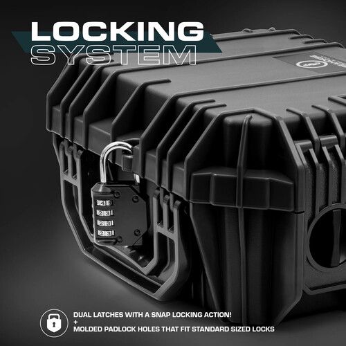  Seahorse SE430 Hard Shell Protective Case with Pistol Foam with Keyed Plastic Locks (Desert Tan)