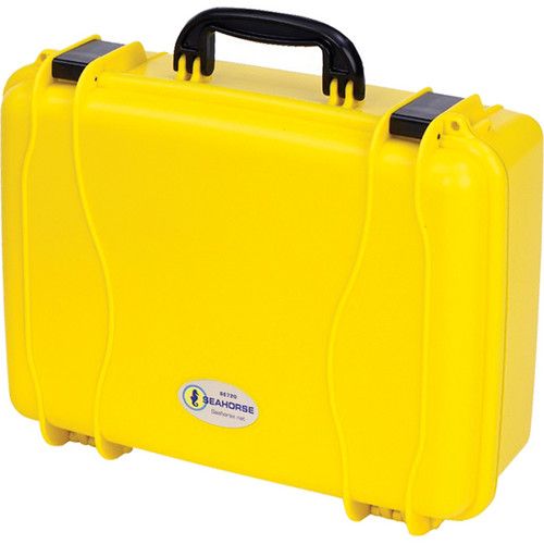  Seahorse 720F Laptop Computer Case With Cubed Foam (Safety Yellow)