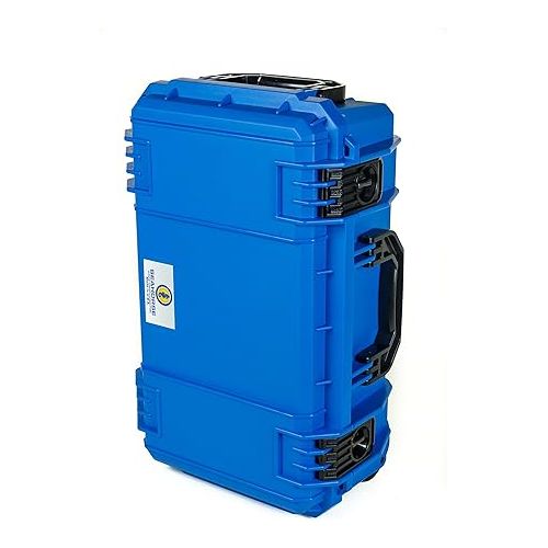  CVPKG Presents Blue Seahorse 830 case. with Wheels and Handle. with Foam.