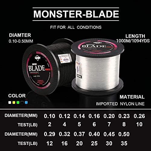  [아마존베스트]SeaKnight Monster Blade 1,000m Japanese Nylon Monofilament Fishing Line for 0.9 - 15.9 kg