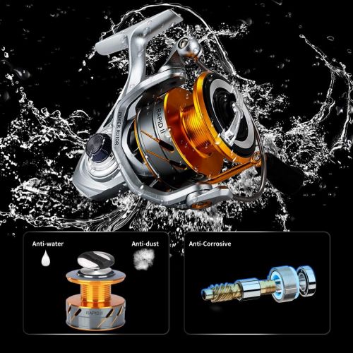  [아마존베스트]SeaKnight Rapid Carp Fishing Reel, Anti-Corrosion Saltwater Spinning Reel, Sea Fishing Reels, 3000, 4000, 5000, 6000