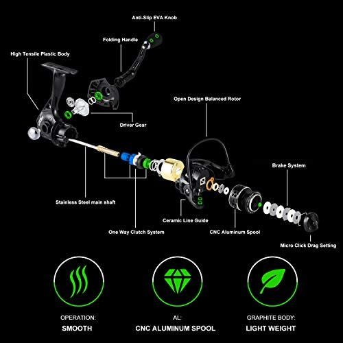  [아마존베스트]SeaKnight Archer Spinning Reel 8+1BB Ultralight Fishing Reel Carp 4.9:1 5.2:1 Fresh Water Max Drag 29LB