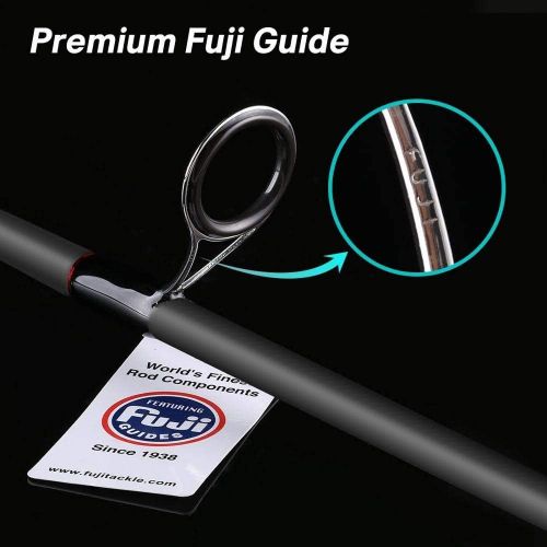  [아마존베스트]SeaKnight Kraken 2 Section Fishing Rod 2.1 m / 2.4 m Ultra Light Carbon Fibre Fuji Guide Rings Rod M Power