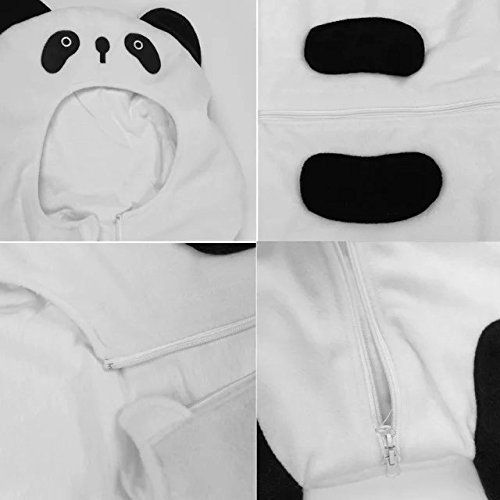  Sealive Cute Newborn Baby Blankets for Boys Girls, Plush Swaddle Blanket Baby Shower Gifts Black White Panda