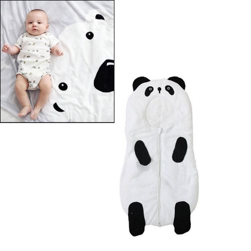  Sealive Cute Newborn Baby Blankets for Boys Girls, Plush Swaddle Blanket Baby Shower Gifts Black White Panda