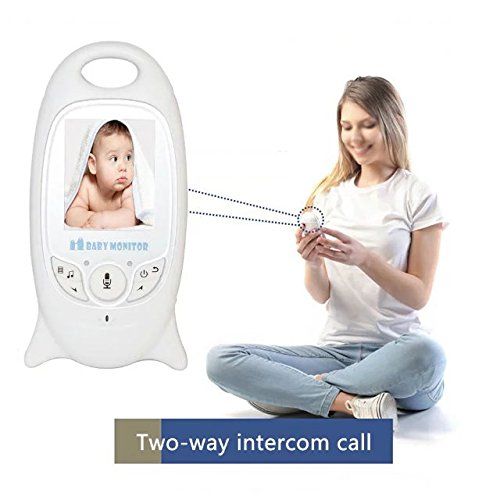  Sealive Smart WiFi Video Screen Monitor,Nursery Baby With 8 Lullaby Muscial Sound And Fever Temperature Sensor Monitor,Best Audio Night Vision Radio Nanny For 1-5 Years Old Todller