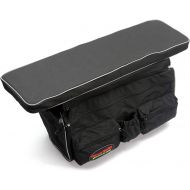 Seamax Sunlitec Inflatable Boat Bench Seat Cushion and Detachable Seat Bag Combo, with Reflective Line