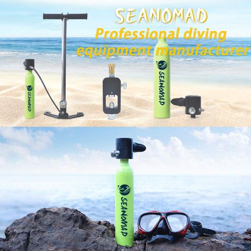  Seanomad Scuba Diving Respirator Set Snorkeling Equipment Portable Swimming deep Diving Small Gas Cylinder Underwater Long Standby