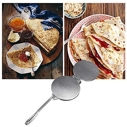  [아마존베스트]Seasaleshop Tortilla Press Papadum Maker Roti-PresseChapati Press 20 cm Aluminium Dough Press Tortilla Maker for Delicious Tortillas Empanadas Dumplings Caribbean Kebabs Crepes.