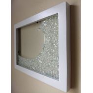 SeasideScavenger Framed Sea Glass Wave