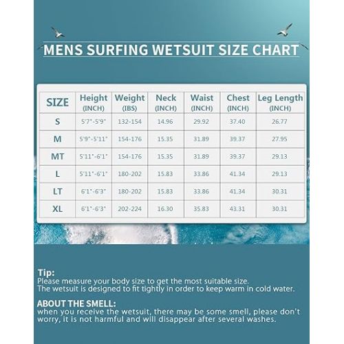  Seaskin Surfing Wetsuit for Mens Womens 3/2mm Chest Zip GBS Full Wetsuit