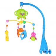 Seaskyer Baby Bed Bell Toys Crib Mobile Musical, Plastic Hanging Rattles with Lights and Music, Baby...