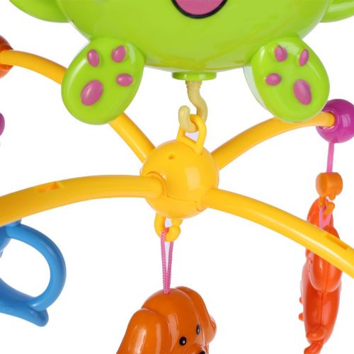  Seaskyer Baby Bed Bell Toys Crib Mobile Musical, Plastic Hanging Rattles with Lights and Music, Baby...