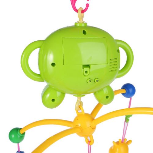  Seaskyer Baby Bed Bell Toys Crib Mobile Musical, Plastic Hanging Rattles with Lights and Music, Baby...