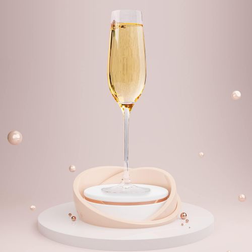  [아마존베스트]Season STORY Champagne Flutes Set of 2 Crystal Glass Flute - 8oz Holiday Champaign Glasses, Wedding Glassware for Sparkling Wine, Fancy Long stem Perfect 4 Moet, Prosecco, copas de