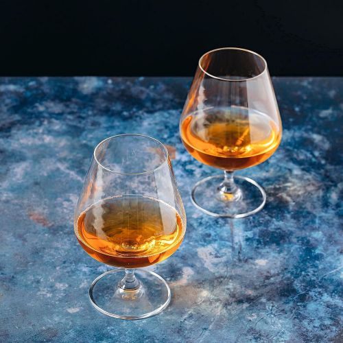  [아마존베스트]Season STORY Large Brandy Snifters Cognac Glass Set of 2 - 22oz LEAD FREE CRYSTAL Giant Snifter Stemmed Liquor Glasses for Drinking White Hennessy Drink Ararat brandy Extra Bourbon