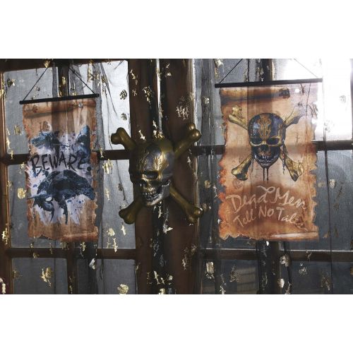  [아마존베스트]Seasons Disney Pirates of The Caribbean 3D Skull & Crossbones Wall Decoration