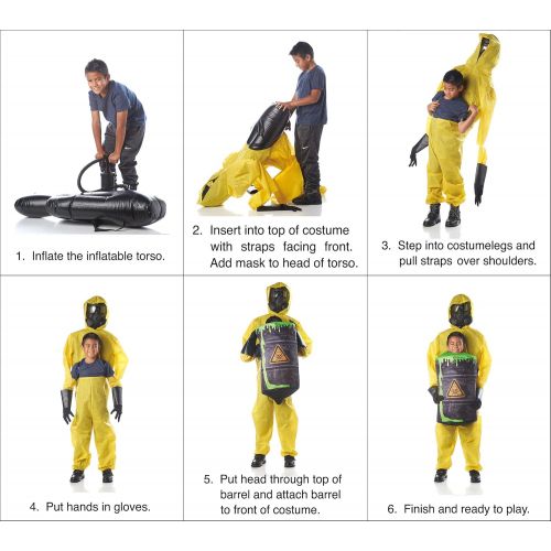  할로윈 용품Seasons Children Toxic Waste Disposal Costume
