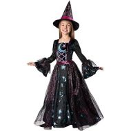 Seasons Girls Light Up Deluxe Moonlight Witch Costume (M(8-10))
