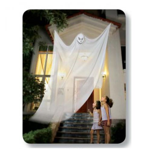  Seasons 7ft Haunted Halloween Hanging White Ghost Outdoor Party Decorations