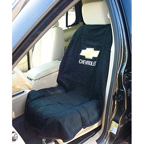  Seat Armour -Black Towel Seat Covers for Chevrolet -Pair