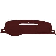 Seat Covers Unlimited Lincoln Town Car Dash Cover Mat Pad - Fits 1995-1997 (Custom Velour, Maroon)