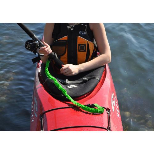  Visit the Seattle Sports Store Seattle Sports Multi Leash - Secure Stretch Lanyard Leash for Paddles and Fishing Poles