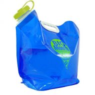 Seattle Sports AquaSto BigMouth Collapsible Water Container Bag, BPA Free Food Grade Storage Jug for Camping Hiking Backpack Emergency, No-Leak Freezable Foldable 8 Liter