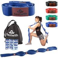 [아마존베스트]Seatwith Exercise Strap With 10 Loops, Yoga Strap, 200 X 4 Cm, Stretch Strap For Greater Mobility, Includes Transport Bag And Training Instructions (English Language Not Guaranteed