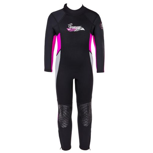  Seavenger Scout 3mm Kids Full Body Wetsuit with Knee Pads for Surfing, Snorkeling, Swimming