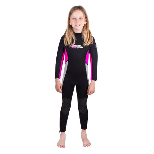  Seavenger Scout 3mm Kids Full Body Wetsuit with Knee Pads for Surfing, Snorkeling, Swimming