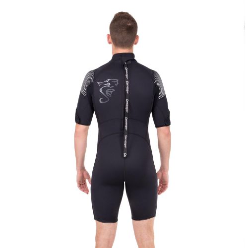  Seavenger Navigator 3mm Shorty | Short Sleeve Wetsuit for Men and Women | Surfing, Snorkeling, Scuba Diving