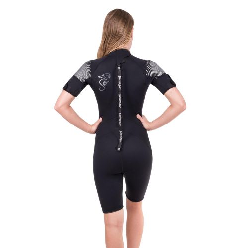  Seavenger Navigator 3mm Shorty | Short Sleeve Wetsuit for Men and Women | Surfing, Snorkeling, Scuba Diving