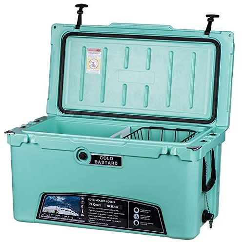  Seavilis 75QT Seafoam Green Cold Bastard Rugged Series ICE Chest Cooler Free Accessories YETI Quality Free S&H