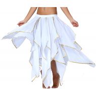 Seawhisper Sequin Chiffon Skirt for Women Costume