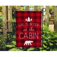 Secondeast Life Is Better at the Cabin Festive Flag