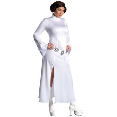  Secret Wishes Star Wars Princess Leia Costume, White, Plus