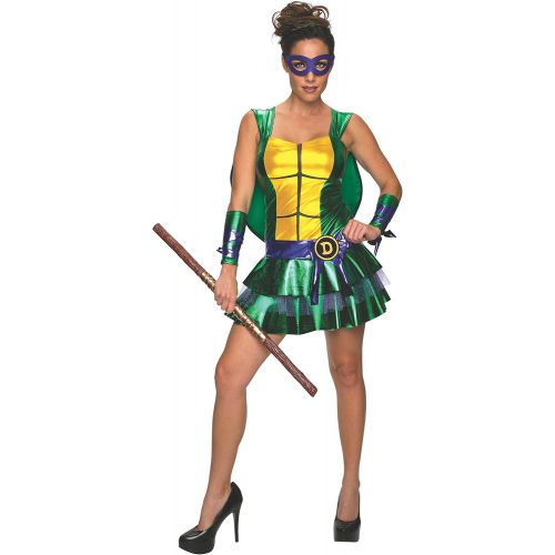  할로윈 용품Secret Wishes Teenage Mutant Ninja Turtles Donatello Adult Costume Dress