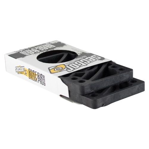  Sector 9 Regular Risers (Single Set), Black, 1/2-Inch - Packaging may vary