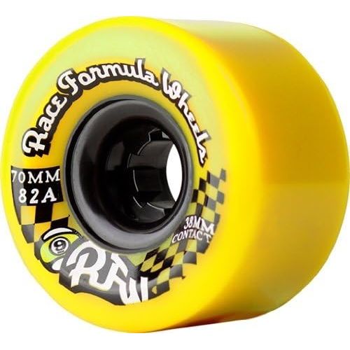  Sector 9 Race Formula CS 70mm 78a Yellow Longboard Wheels (Set Of 4)