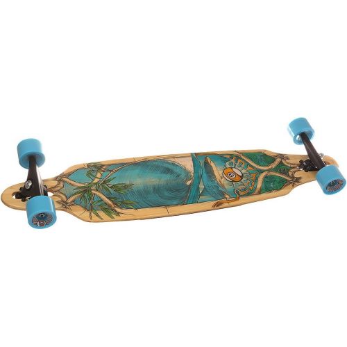  Sector 9 Bamboo Lookout Drop-Thru Complete Longboard Skateboard - 9.62x41.12/31 wheelbase