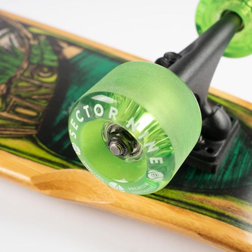  Sector 9 Snapper Bamboo Construction Complete Longboard, 34.0 x 8.75