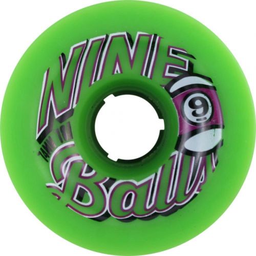  Sector 9 Top Shelf 74mm 78a Lime W Purp Offset Skate Wheels