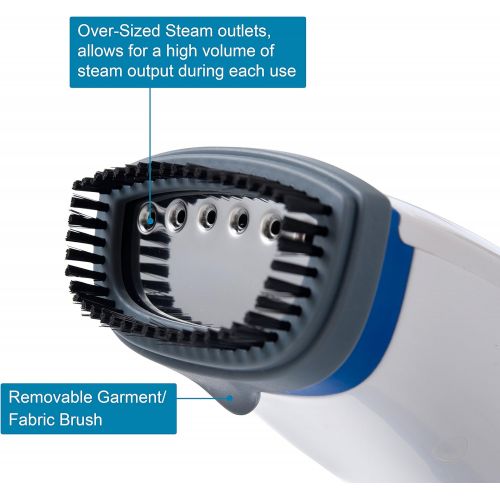  [아마존베스트]Secura AJ-2205 Garment Steamer, Light Blue and Pearl White