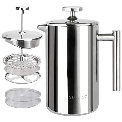  Secura French Press Kaffeemaschine, 500 ml