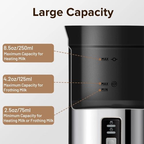  Secura Automatic Electric Milk Frother and Warmer (250ml)