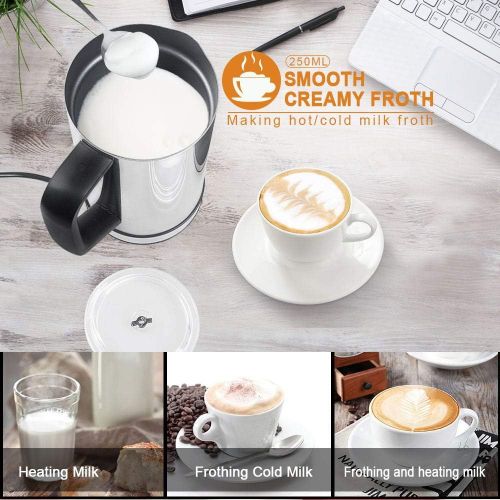  [아마존베스트]Secura Automatic Electric Milk Frother and Warmer (250ml)