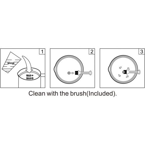  Secura Automatic Electric Milk Frother and Warmer (250ml)