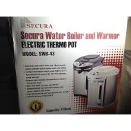 Secura 4-Liter Electric Water Boiler and Warmer AirPot, 18/10 Stainless Steel Interior SWB-43G