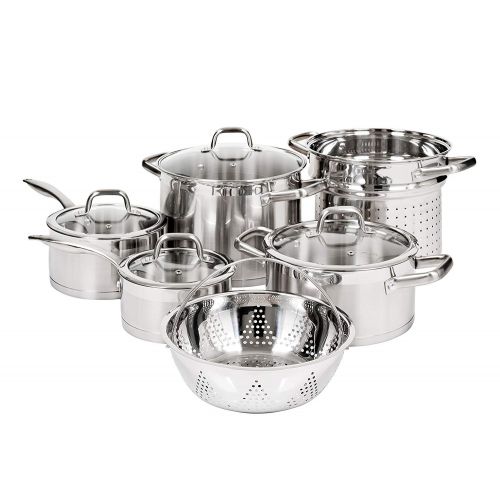  Secura Duxtop Professional Stainless Steel Induction Cookware Set Impact-bonded Technology 10-pc Set